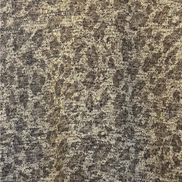 Spirit Jersey leopard print gray Lounge shirt top casual NWOT Mob Wife - Picture 6 of 6